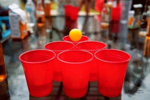 beer pong, drinking game 