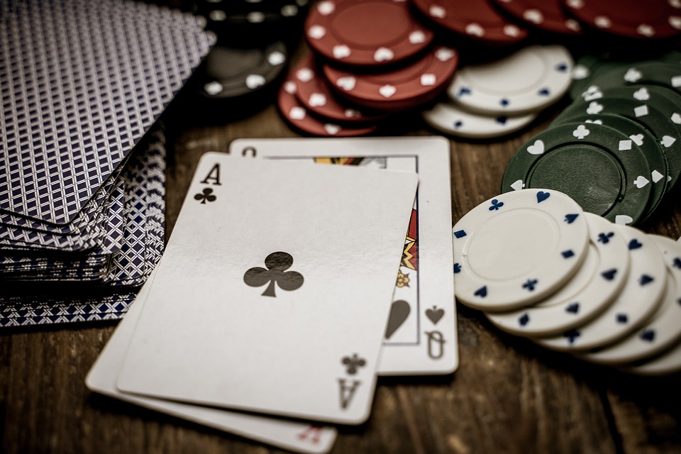 cards and poker chips represent underage gambling in this article, as Atlantic City requires gamblers to be over the age of 21.